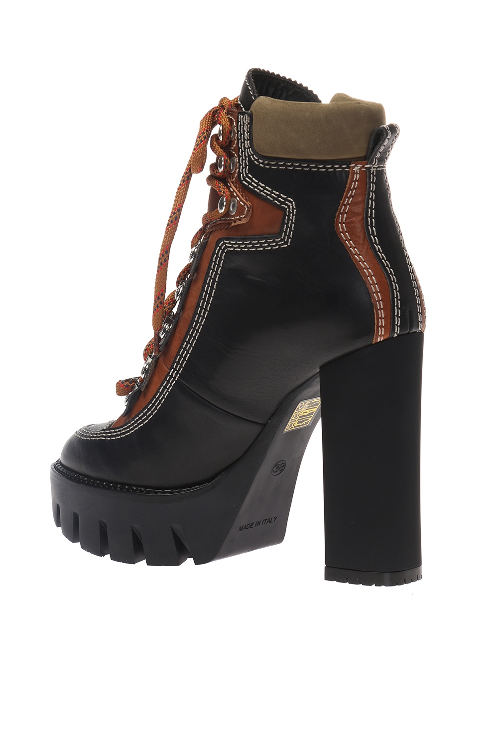Lightweight Zig-Zag Sole Lace-Up Derby Shoes Black │ D+AF Official Online  Shop