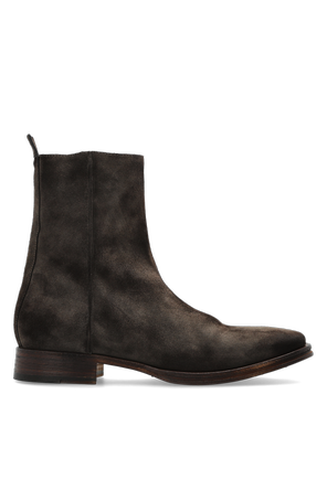 Suede ankle boots