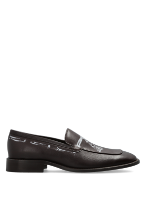 Leather loafers
