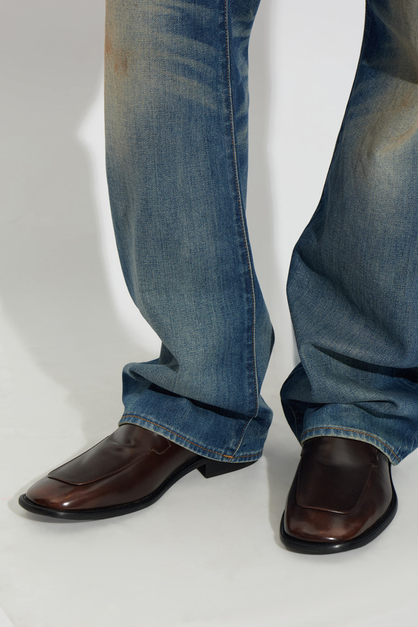 Acne Studios Leder-Slipper ‘loafers’