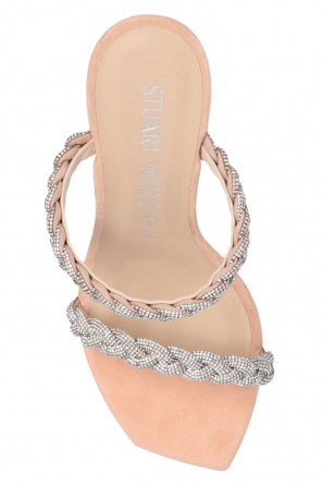 Addison White Slide Sandals