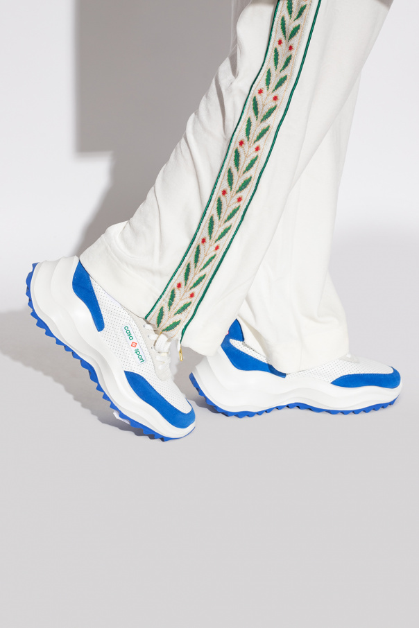 Casablanca Nike Jordan Air Jordan 1 Halfhoge sneakers in wit en groen