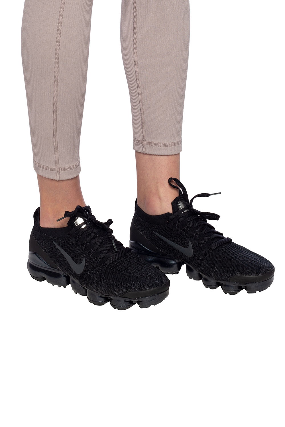 black air vapormax flyknit 3 sneakers