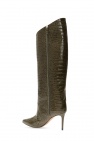 Alexandre Vauthier GREEN ‘Alex’ heeled knee-high boots