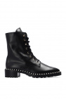 Alexander McQueen crystal-embellished lace-up boots
