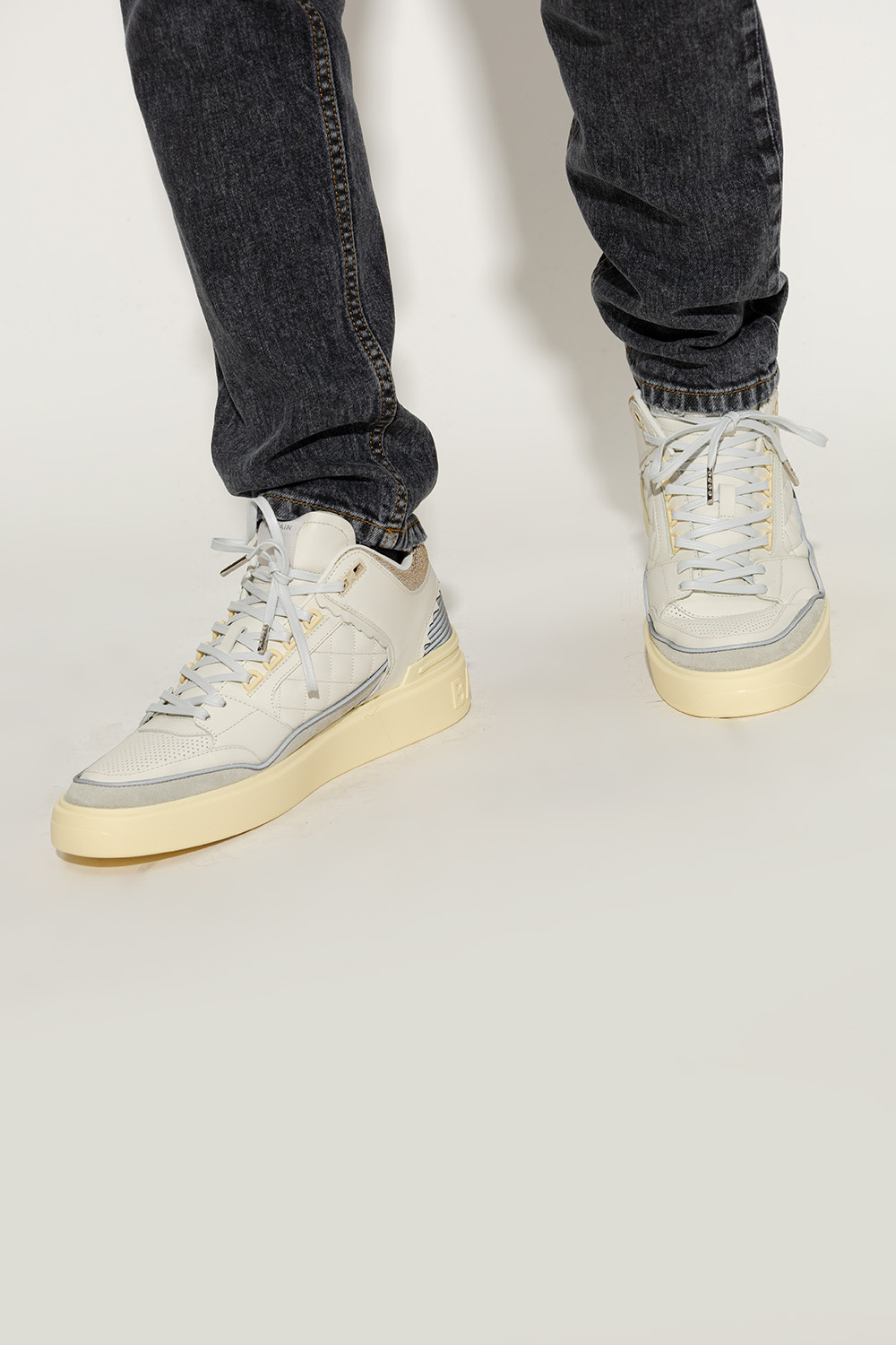 balmain stampa 'B-Court' sneakers