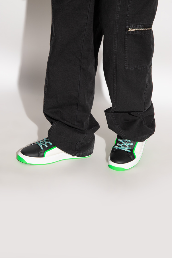 balmain short-sleeve ‘B-Court’ sneakers
