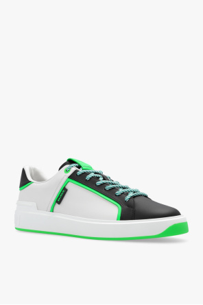 balmain short-sleeve ‘B-Court’ sneakers