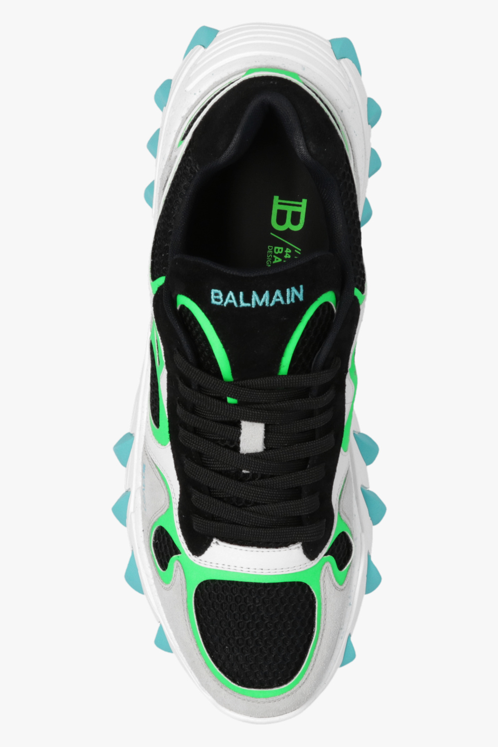 balmain high-waisted ‘B-East’ sneakers