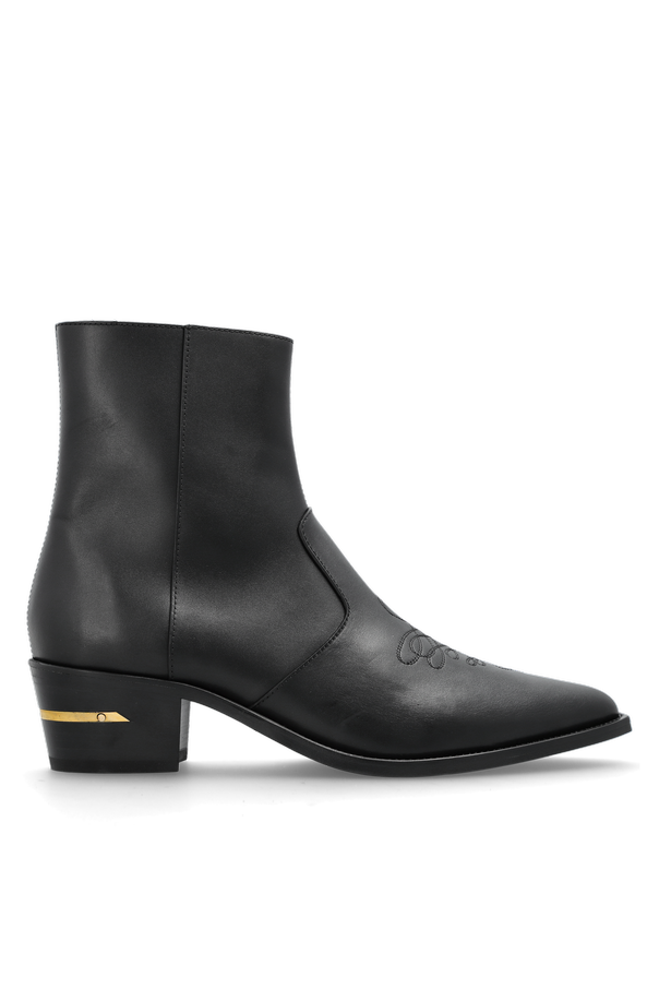 Leather heeled ankle boots ‘Ma Pointy’ od Amiri