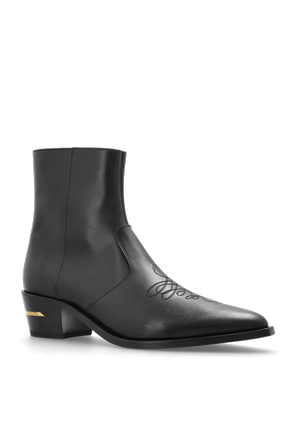 Amiri Lederstiefeletten mit Absatz „Ma Pointy“