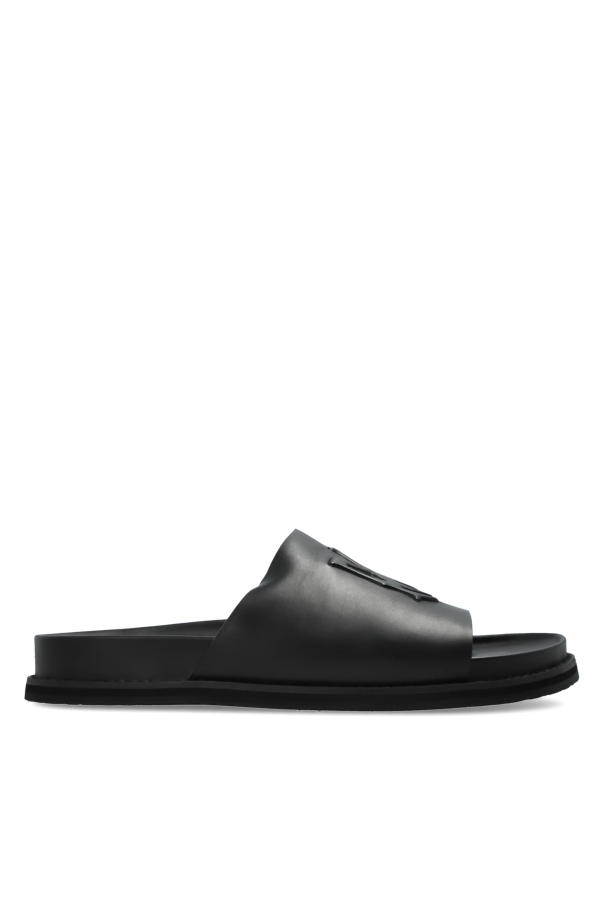 Leather slides od Amiri