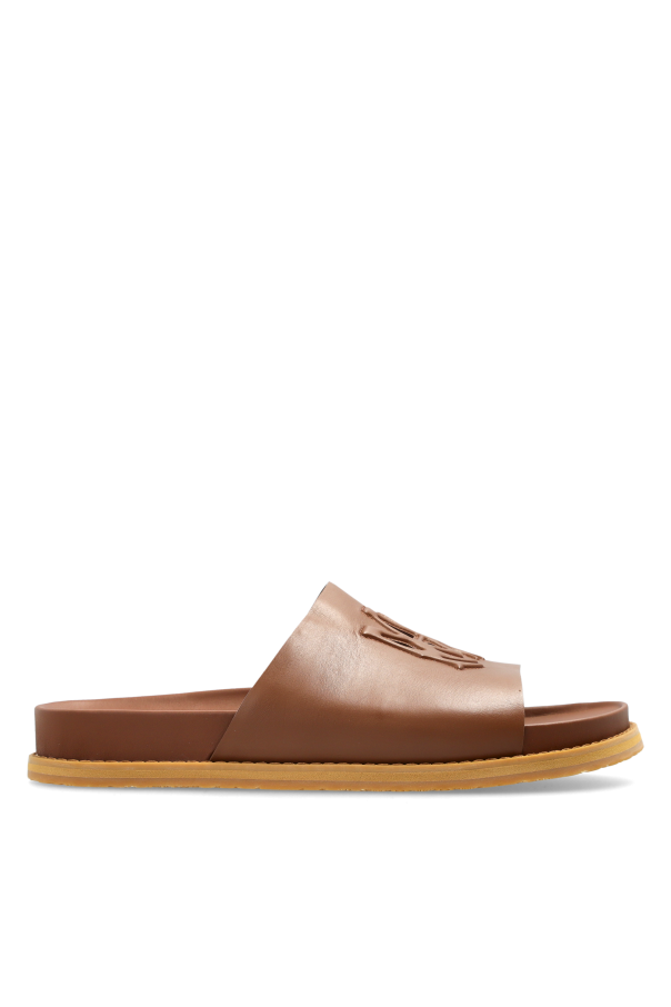 Leather slides od Amiri
