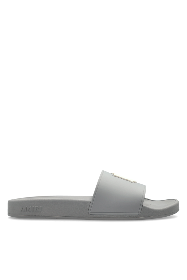 Rubber flip-flops with logo od Amiri