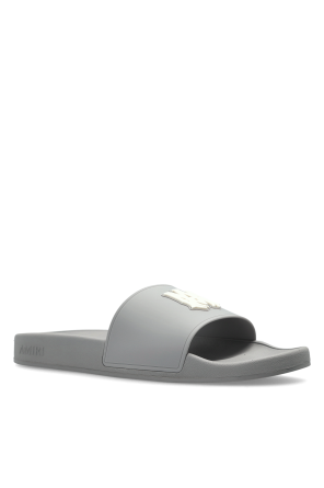 Amiri Chanclas de goma con logo