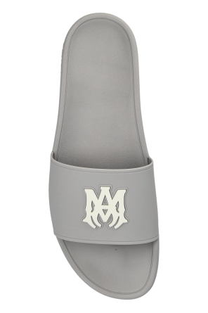 Amiri Chanclas de goma con logo
