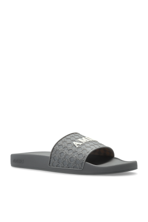 Amiri Pantolette mit Logo