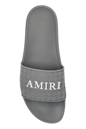Amiri Pantolette mit Logo