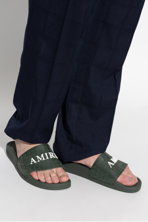 Chinelos com logótipo od Amiri