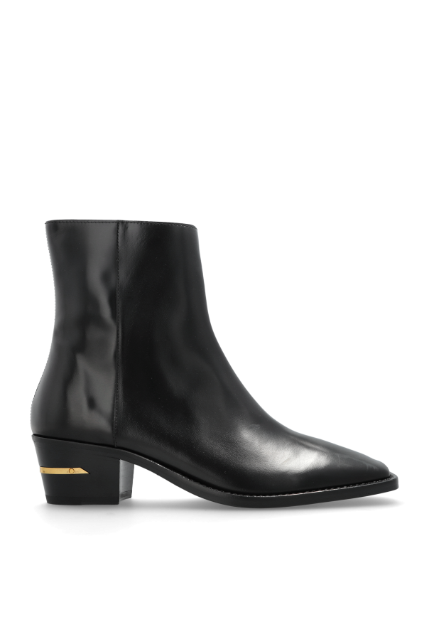 Leather heeled shoes od Amiri