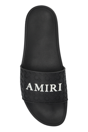 Amiri Rubber slides with monogram