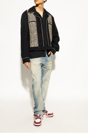 Amiri Sneakers Leopard Skel Top