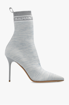 Balmain Ruby contrast-heel pumps Black