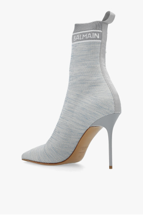 balmain Schwarz ‘Skye’ heeled ankle boots