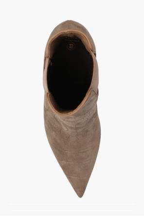 balmain Checked ‘Moneta’ ankle boots