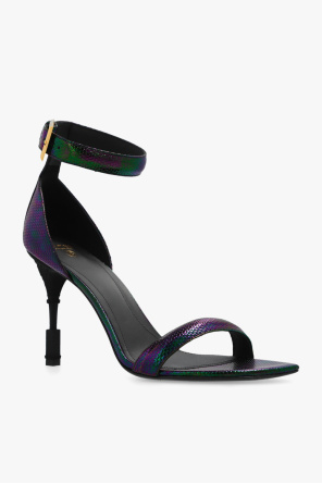 Balmain ‘Moneta’ heeled leather sandals