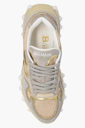 balmain square-frame ‘B-East’ sneakers