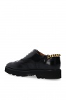 JW Anderson BLACK Leather brogue shoes