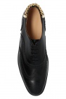 JW Anderson BLACK Leather brogue shoes