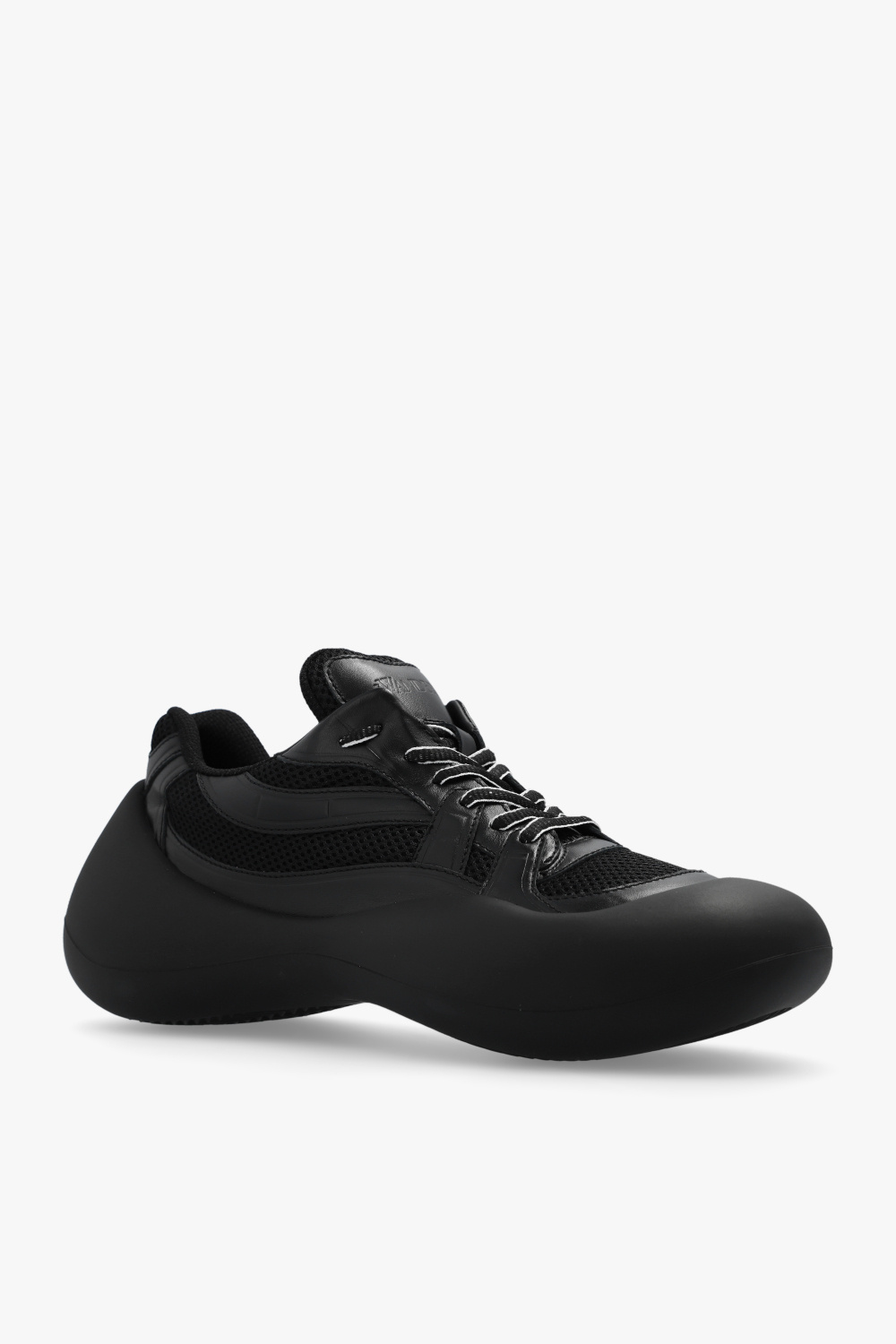 JW Anderson Giuseppe Junior logo-patch lace-up sneakers Rosso