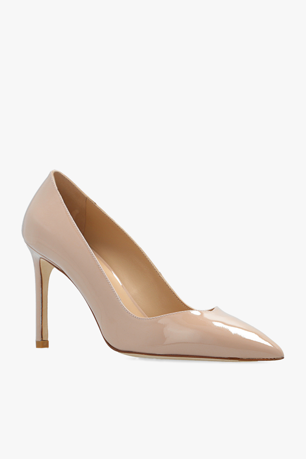 Stuart Weitzman ‘Anny’ glossy stiletto pumps