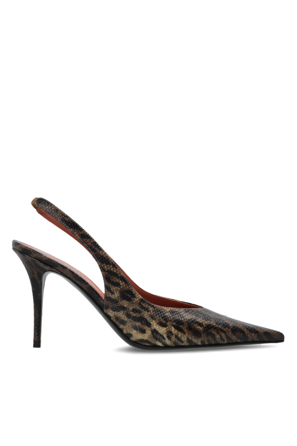 Satin high-heeled shoes 'Anok' od Amina Muaddi