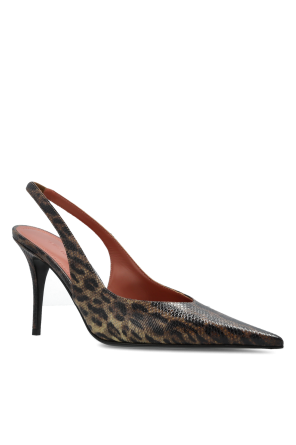 Amina Muaddi Satin high-heeled shoes 'Anok'