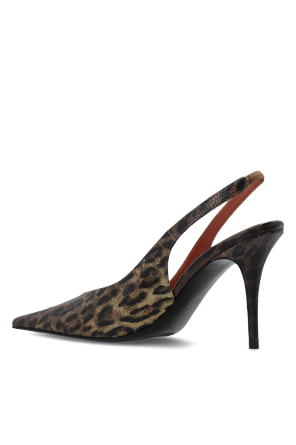 Amina Muaddi Satin high-heeled shoes 'Anok'