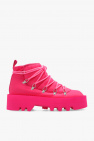 JW Anderson neon Snow boots with logo