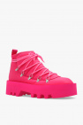 JW Anderson neon Snow boots with logo