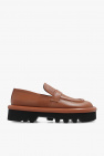 JW Anderson BROWN Leather loafers