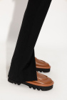 JW Anderson BROWN Leather loafers