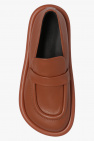 JW Anderson BROWN Leather loafers