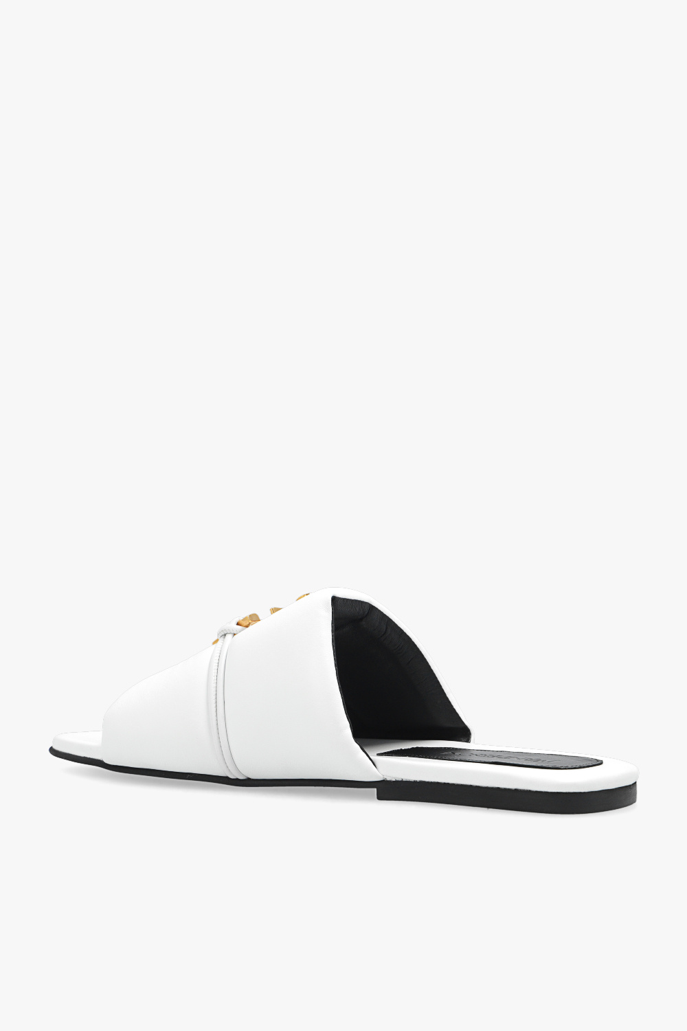 JW Anderson Leather slides with logo