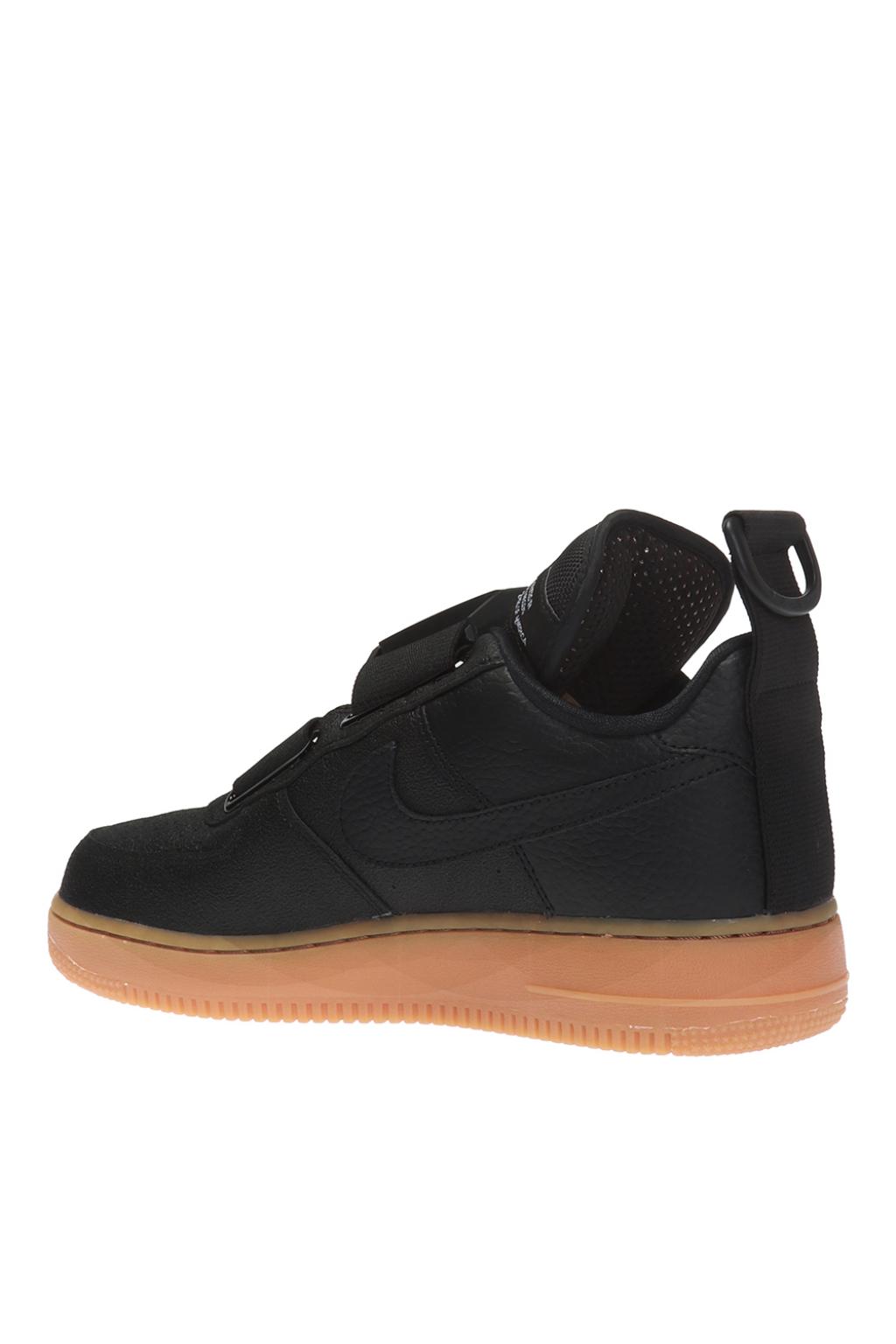 RARE Nike Air Force 1 Utility Black White Gum Mens Shoes AO1531 002 Size 9.5