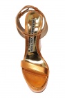 Alexandre Vauthier ORANGE ‘Aoki’ wedge sandals