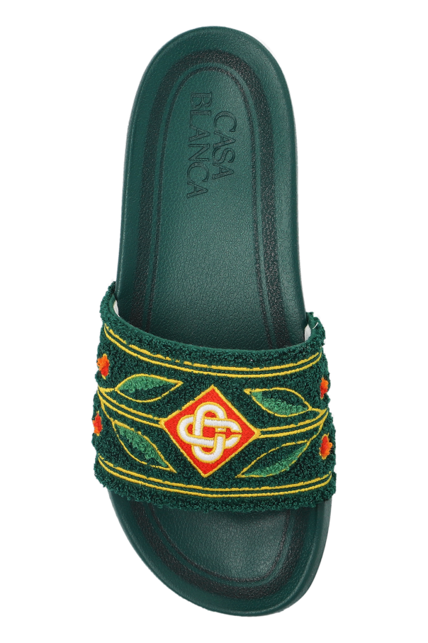 Green Logo slides Casablanca - Vitkac GB