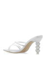 Sophia Webster WHITE ‘Aphrodite’ heeled mules