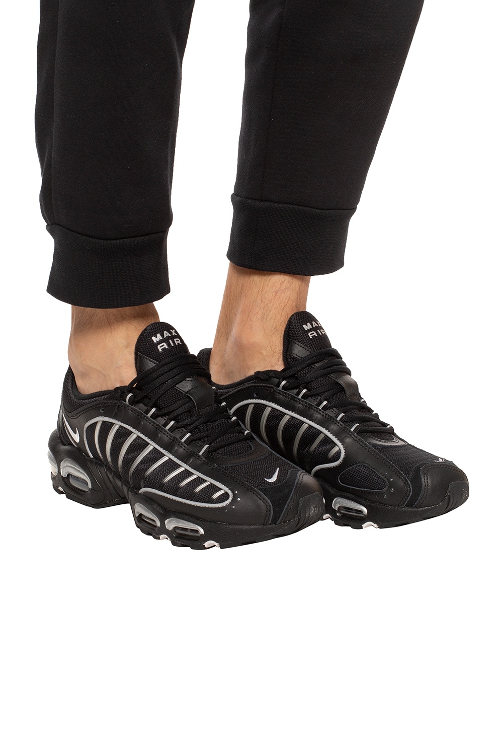 black air max tailwind iv sneakers