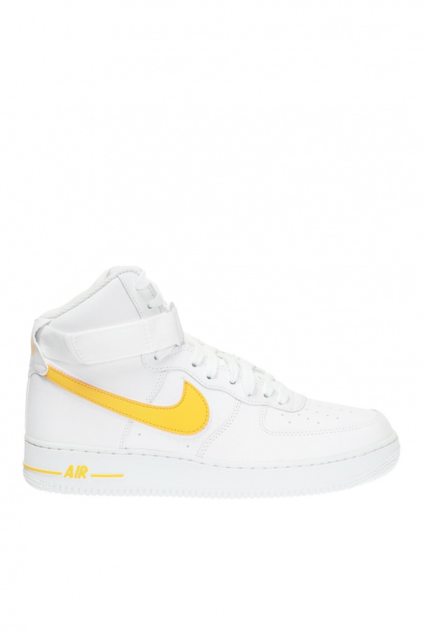 yellow air force ones high tops